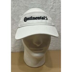 Continental Tires White Visor Hat Otto Cap One Size Adjustable